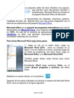 Manula de Microsoft Word 2010
