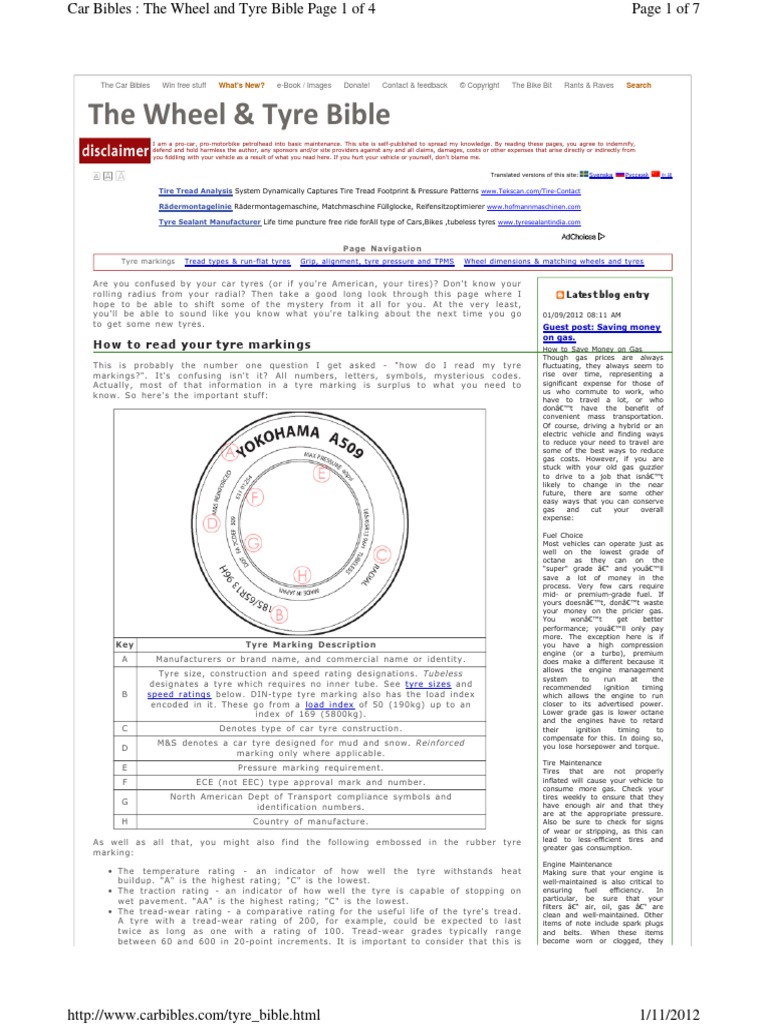 tyre_bible.pdf Tire Vehicle Parts