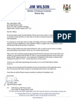 Letter From Wilson and Programming Motion