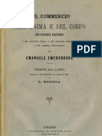 Em Swedenborg SUL COMMERCIO DELL ANIMA E DEL CORPO Loreto Scocia Firenze 1885