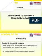 Introduction To Tourism Hospitality Industry