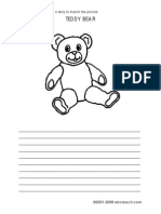 Teddy Bear Worksheet