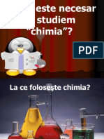 De Ce Studiem Chimia