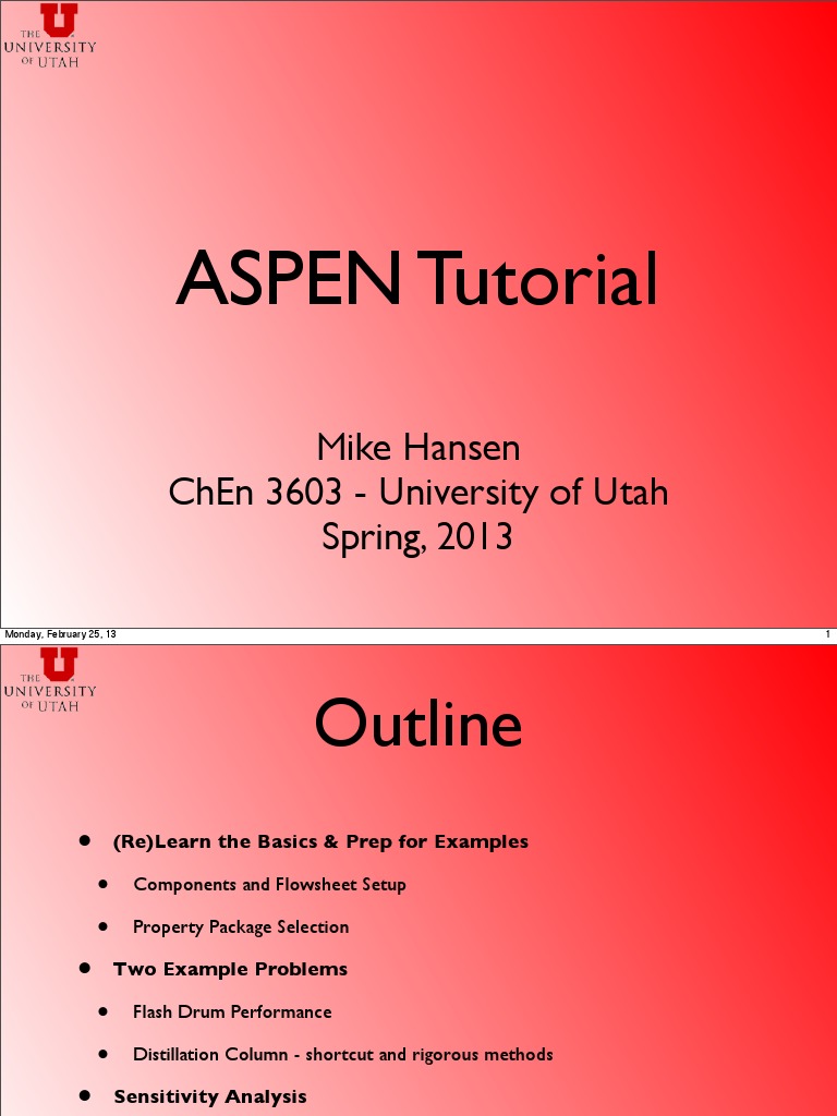 ASPEN Process Simulation Guide | PDF