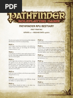 Pathfinder - Bestiary - Bestiary Errata PDF