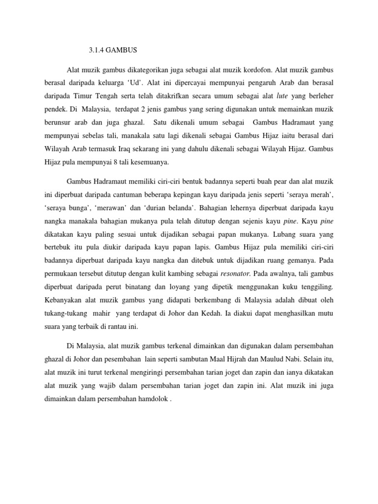 Gambus | PDF