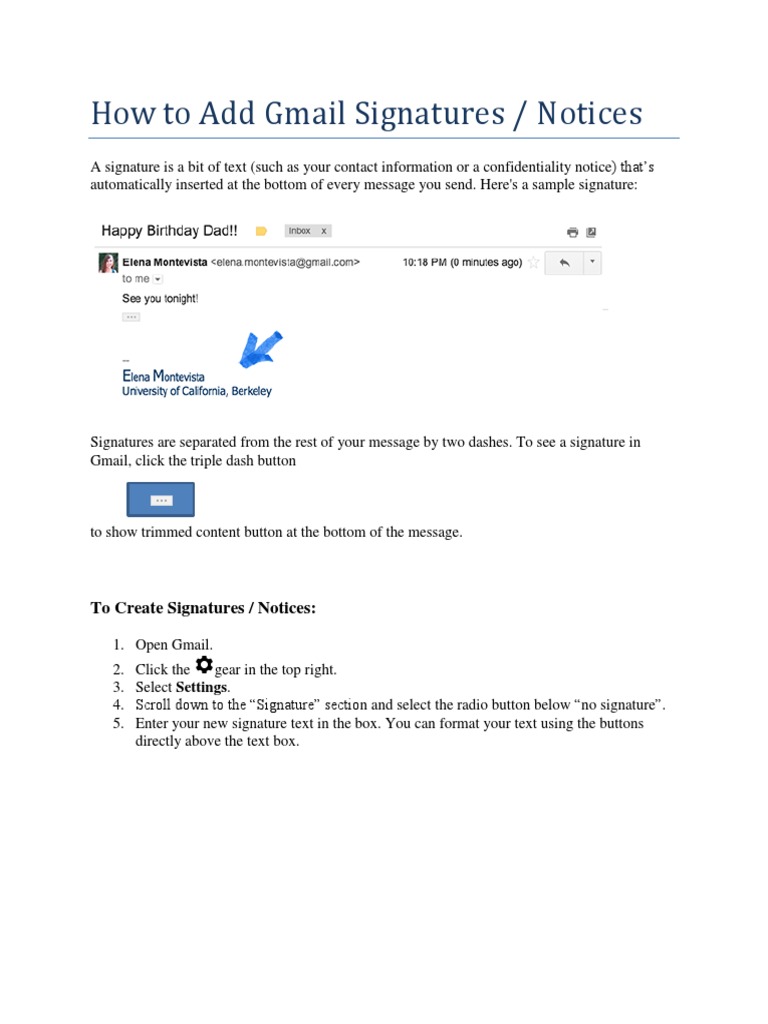 How to confidentiality notices to Gmail Signature Gmail Confidentiality