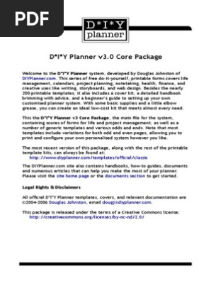 DIY Planners