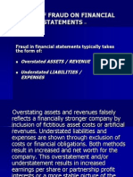 Effect of Fraud On Financial Statements01