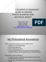 Business Student Ethics at EC - PPF