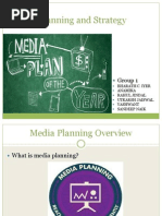 Media Planning and Strategy IMC Presentation