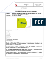 Notificación 508 - Inicio de Venta de Tarjetas para Recargas Del Sistema...