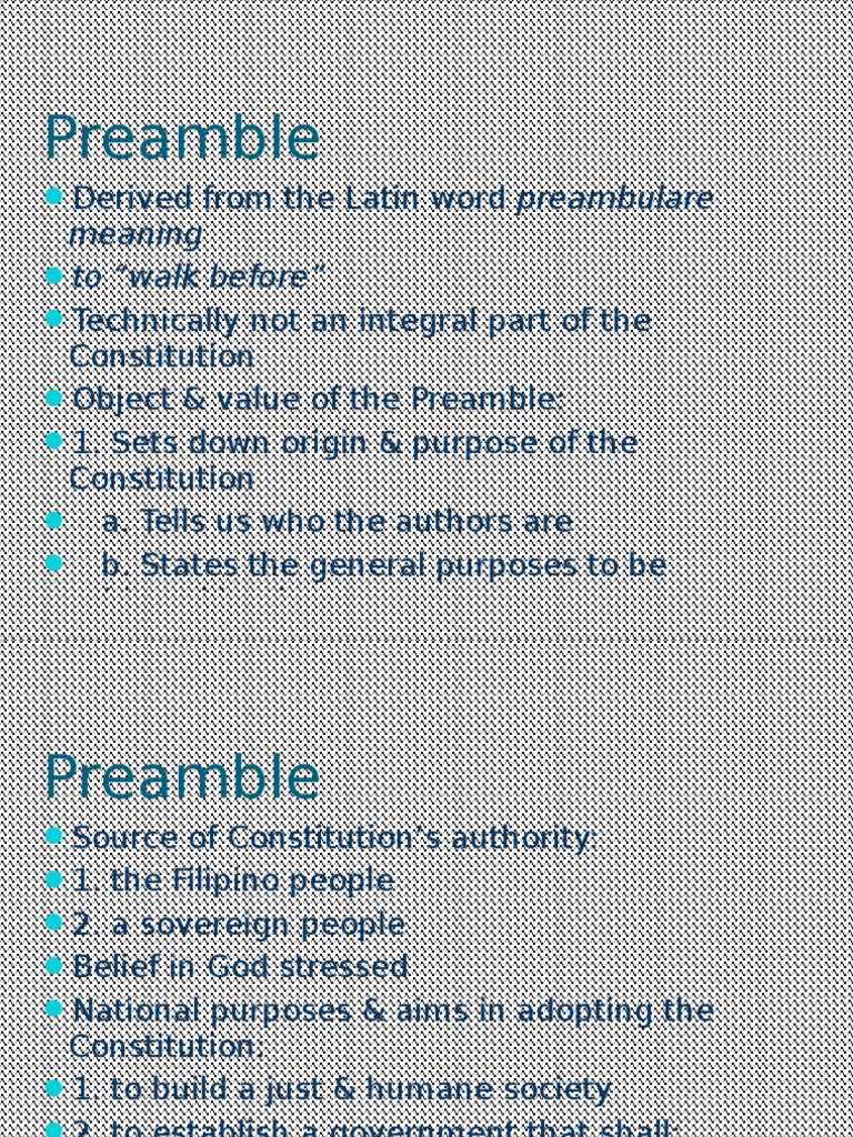 Preamble