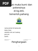 Folio Tingkatan 1 (Bentuk Muka Bumi Dan Potensinya)