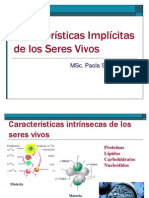 Características - Intrínsecas - de - Los - Seres - Vivos - 2013II TEMA 4