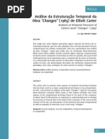 Analisys for "Changes" - Eliott Cater
