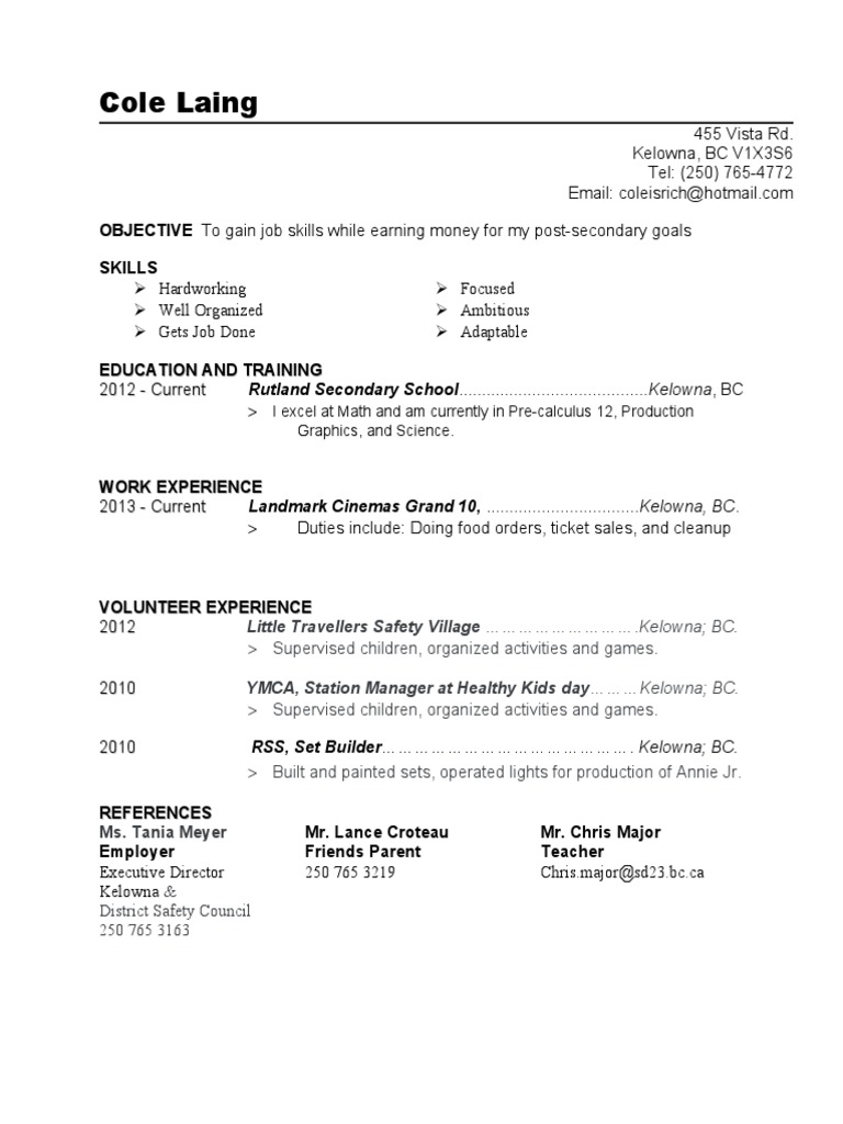 Resume Cole | PDF