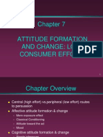 Attitude Formation and Change: Low Consumer Effort