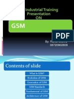 Finalised GSM Overview