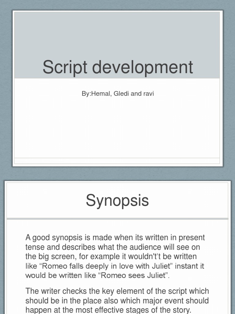 Documentary Script Development Guide | PDF