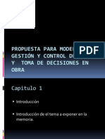 Propuesta de Modelo Gestión de Control de Costos