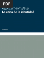 Kwame Anthony Appiah, La ética de la identidad (fragmento)