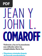 J. Comaroff - J. L. Comaroff. Violencia y ley en la poscolonia (fragmento)