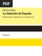 Helena Béjar, La dejación de España (fragmento)