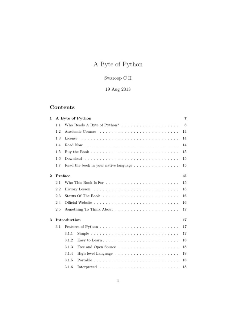 A Byte of Python | PDF