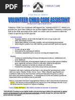 Volunteer Position Description