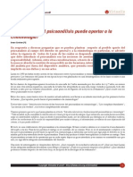 Greiser Irene - Qué Es Lo Que El Psicoanálisis Puede Aportar A La Criminología