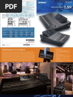 Download Yamaha LS9 Mixing Console For Hire by Audio Visual Hire Company SN17039146 doc pdf