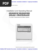 Manual Controlador Solar [SR868C8] (PT)