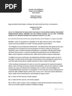 RA 9422 - Amending RA 8042