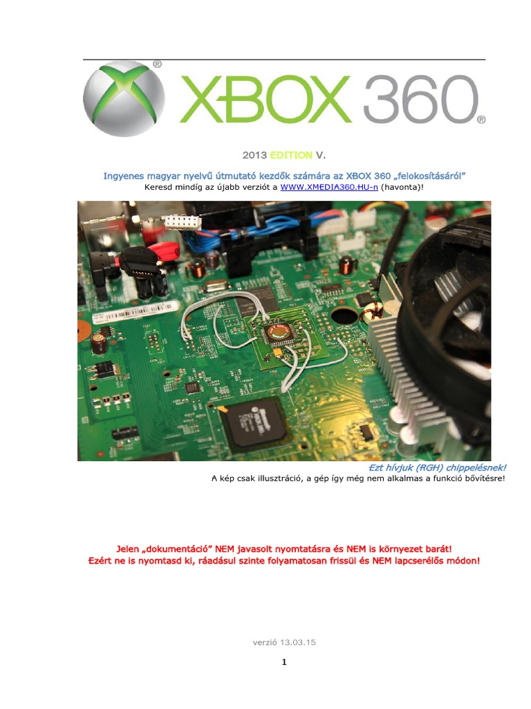 Xbox 360 RGH V. 2013