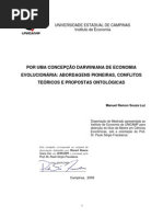 Darwin e Economia Evolucionária - Luz,ManuelRamonSouza