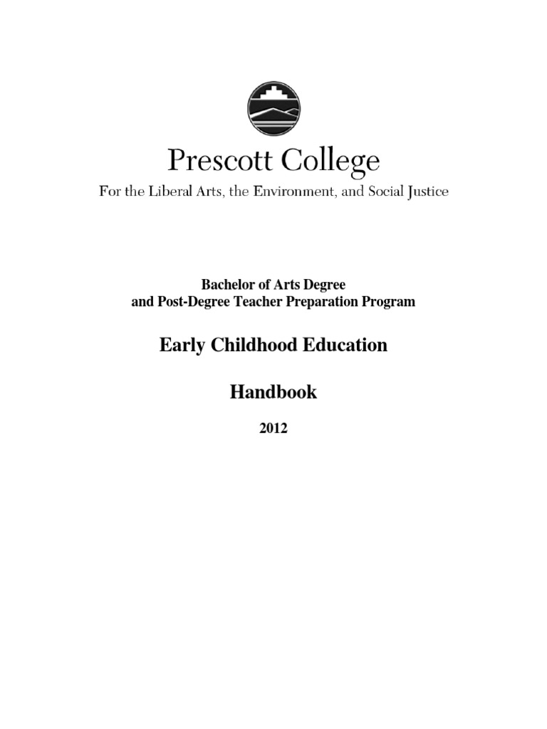 Early Childhood Education Program Handbook | PDF