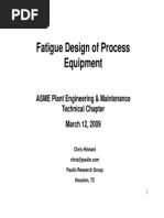 Fatigue Design of Process Equipment