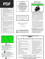 Sexual Harassment Brochure