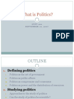 Lecture 2 - What Is Politics