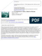 Use of Oxygenates to Date a Gasoline Release