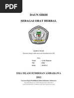 Download Daun Sirih Sebagai Obat Herbal by Lathifx23 SN170455163 doc pdf