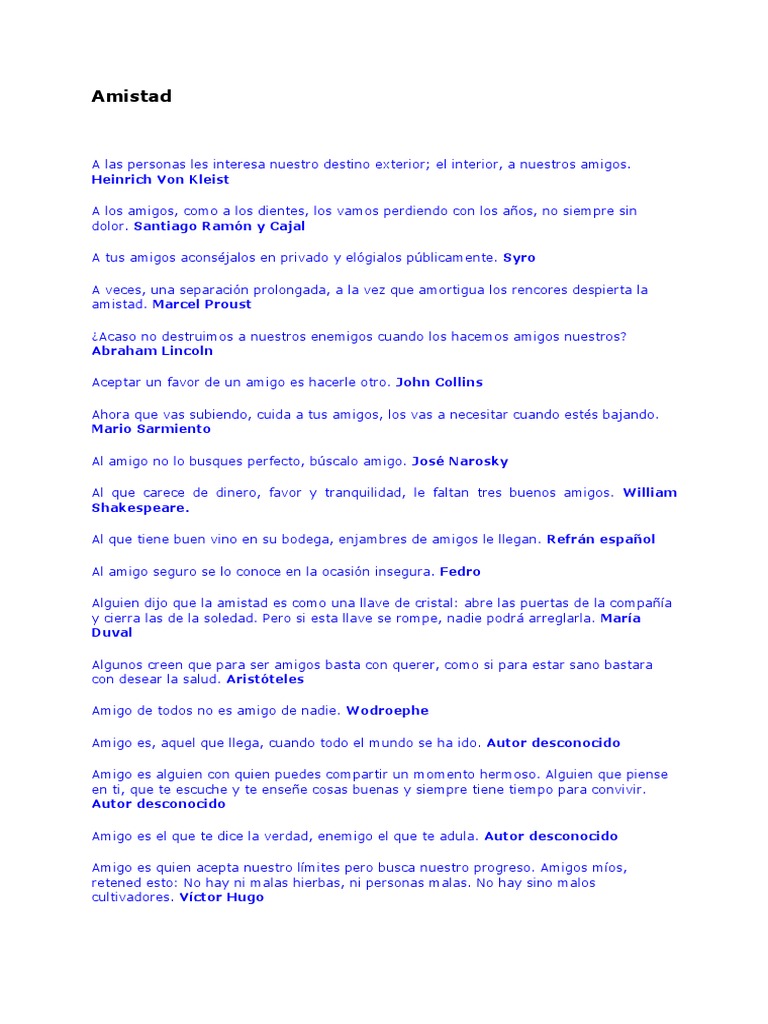 Amistad | PDF | Amistad | Amor, image size:768x1024