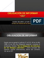 Obligacion de Informar (ODI) DS 40