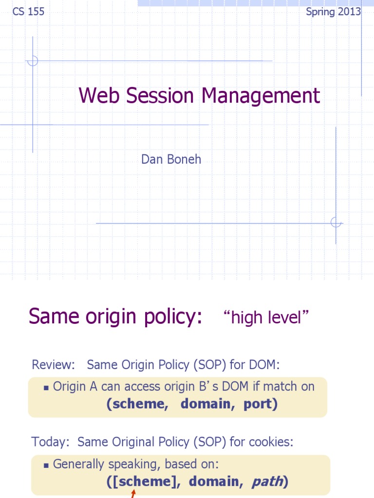 09 Auth Session MGMT | PDF
