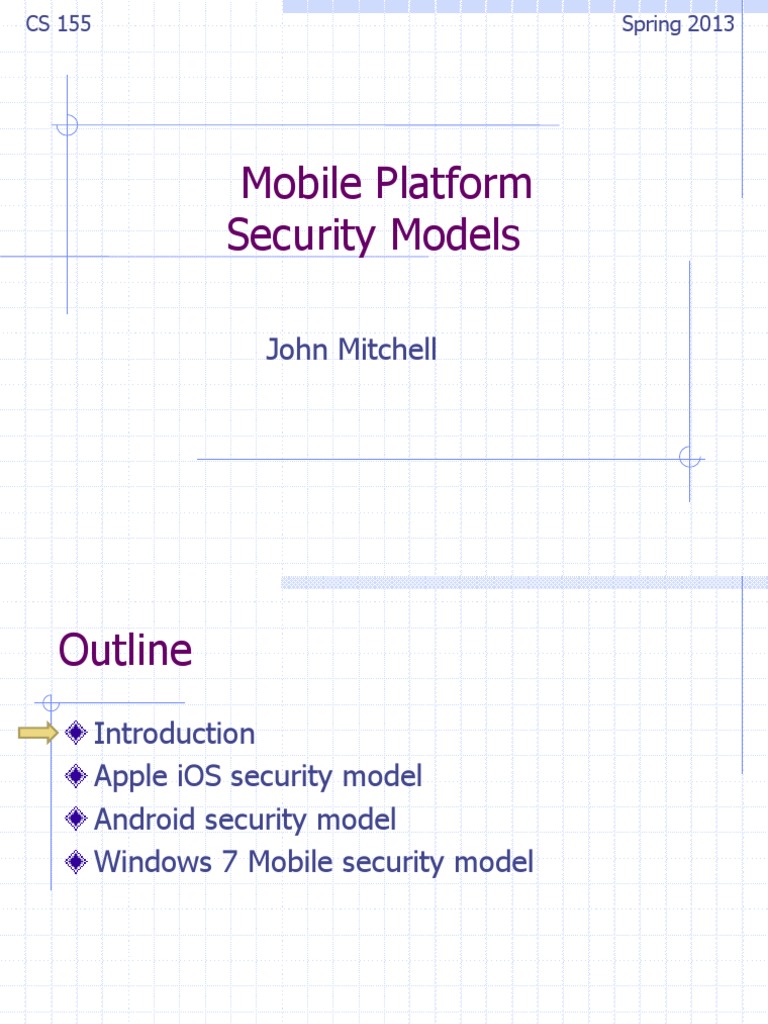 Mobile OS Security Models Overview | PDF | Ios | Android (Operating System)