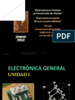 ELECTRÓNICA GENERAL UNIDAD 1  2012 - 2013