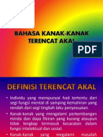 Bahasa Kanak Kanak Terencat Akal