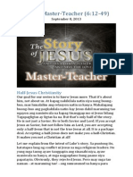 Part 9 - Master-Teacher (Luke 6:12-49)