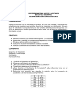 TALLER 4. REGRESIÓN - CORRELACIÓN - NUMEROS INDICES